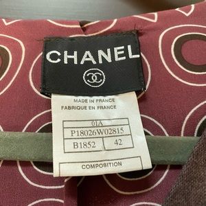 Chanel Vintage Pleated Coat Dress